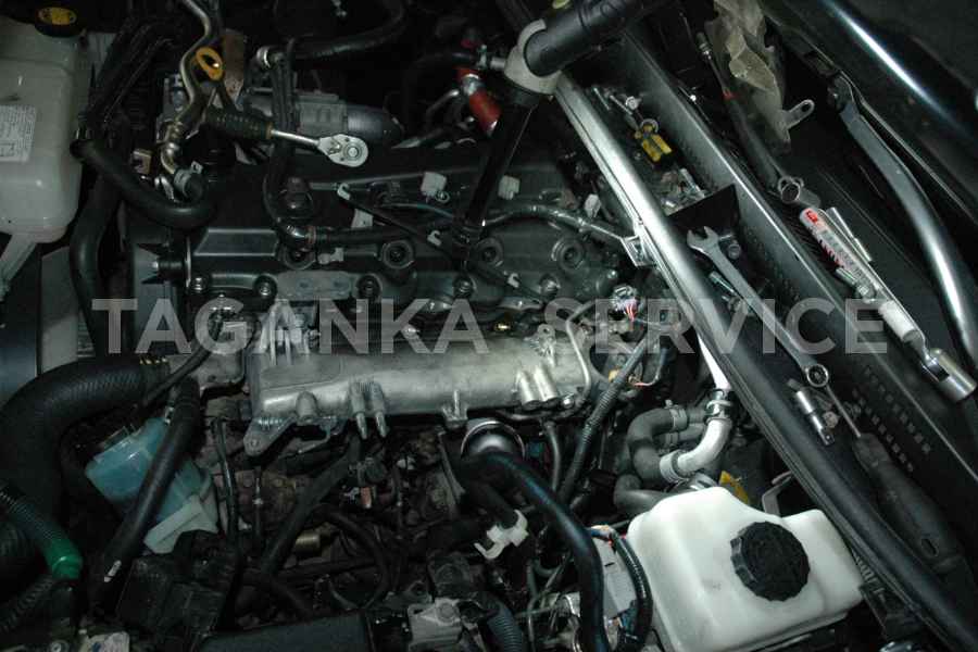 Чистка системы рециркуляции выхлопных газов (EGR) Toyota Land Cruiser Prado 150 - фото 18