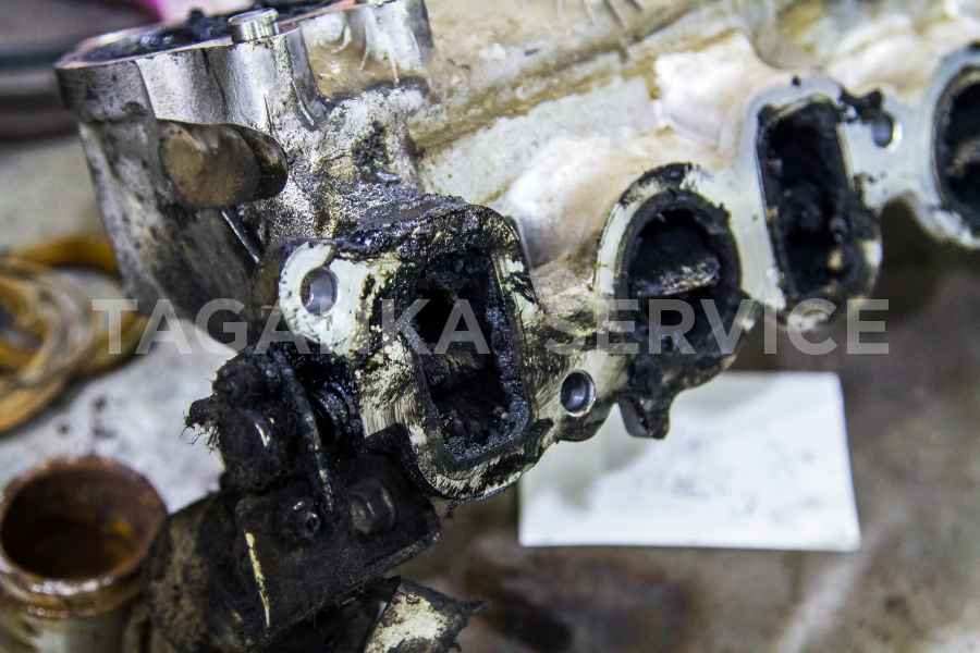 Чистка системы рециркуляции выхлопных газов Toyota Land Cruiser Prado 150 - фото 12