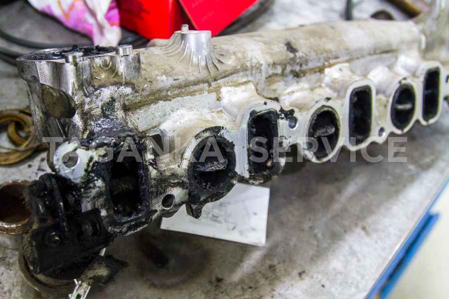 Чистка системы рециркуляции выхлопных газов Toyota Land Cruiser Prado 150 - фото 13