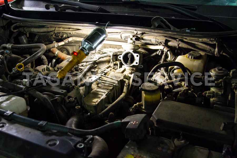 Чистка системы рециркуляции выхлопных газов Toyota Land Cruiser Prado 150 - фото 4