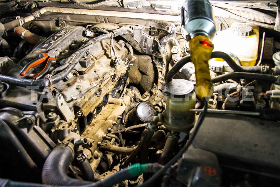 Чистка системы рециркуляции выхлопных газов Toyota Land Cruiser Prado 150 - фото 9