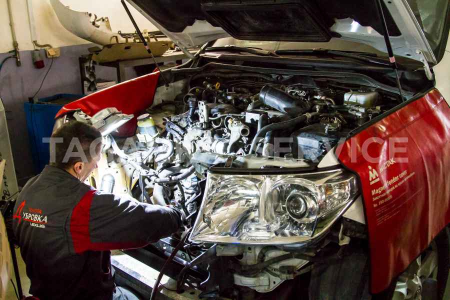 Замена цепи газораспределительного механизма на дизеле Toyota Land Cruiser 200 - фото 12