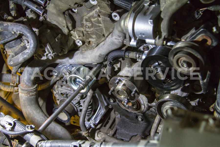 Замена цепи газораспределительного механизма на дизеле Toyota Land Cruiser 200 - фото 9