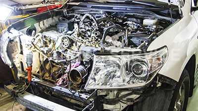 Блог - Замена цепи газораспределительного механизма на дизеле Toyota Land Cruiser 200