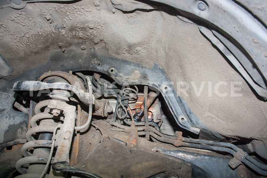 Замена карданной передачи системы рулевого управления Toyota Land Cruiser 200 - фото 11