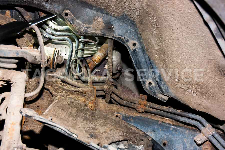 Замена карданной передачи системы рулевого управления Toyota Land Cruiser 200 - фото 3