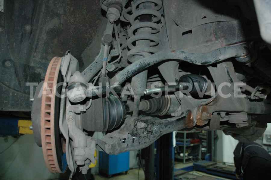 Замена рулевых наконечников и устранение посторонних стуков Toyota 4Runner - фото 13